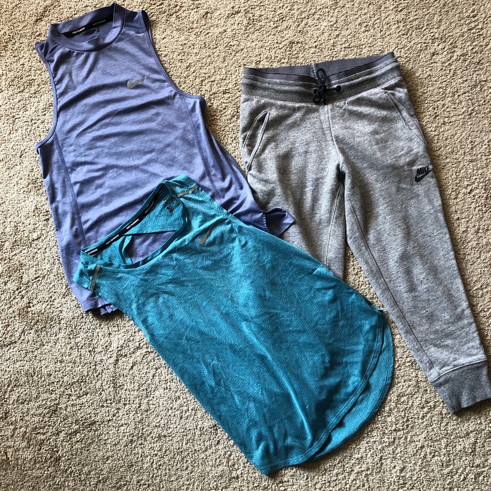 3 piece Nike Bundle - sweats and tank